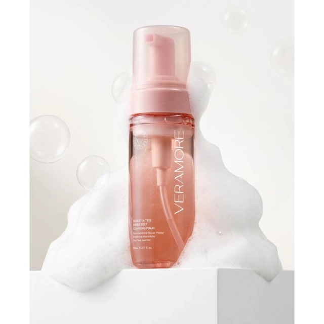 Rose & Tea Tree Bubble Deep Cleansing Foam 150ml