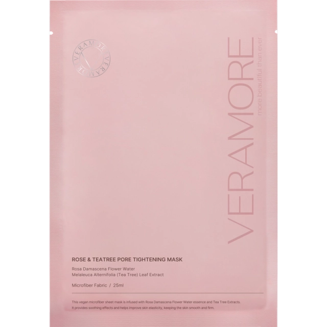 Rose & Tea Tree Pore Tightening Mask 25ml (5 EA)