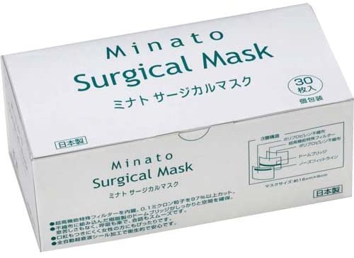 Minato 外科口罩 (30個獨立包裝)