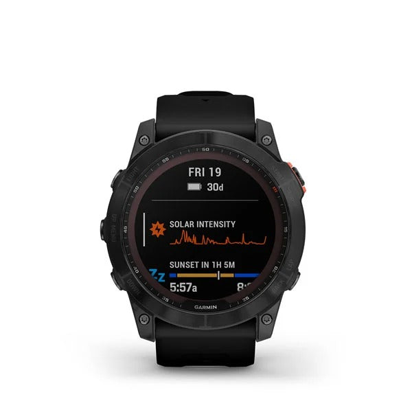 Fenix 7x Solar Slate with Black Silicone [Discontinued]